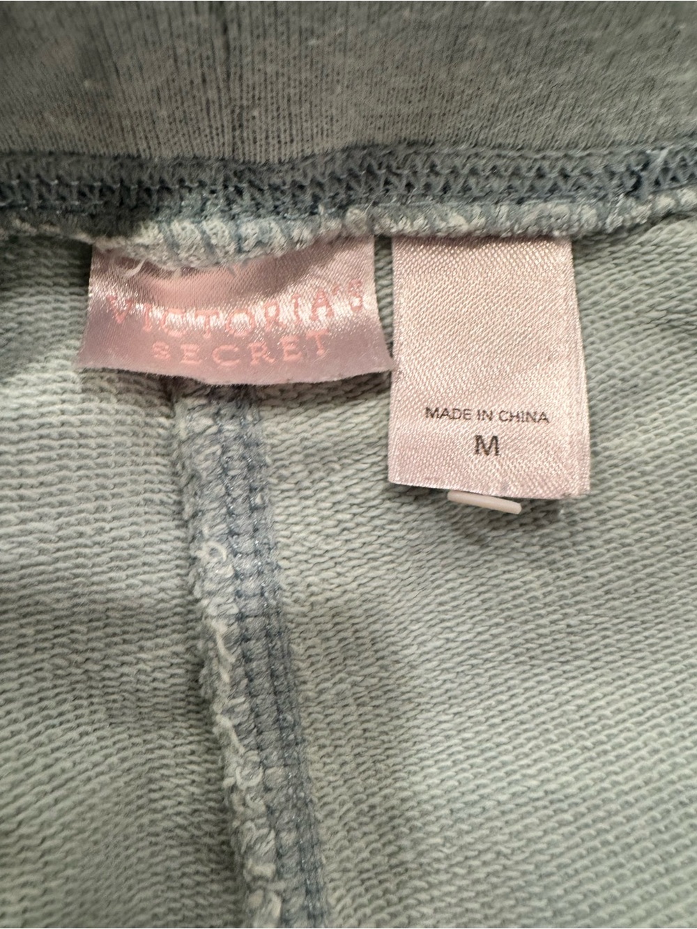 Victoria's Secret Light Blue Athletic Lounge Shorts with Blue Side Trim - Picture 4 of 4